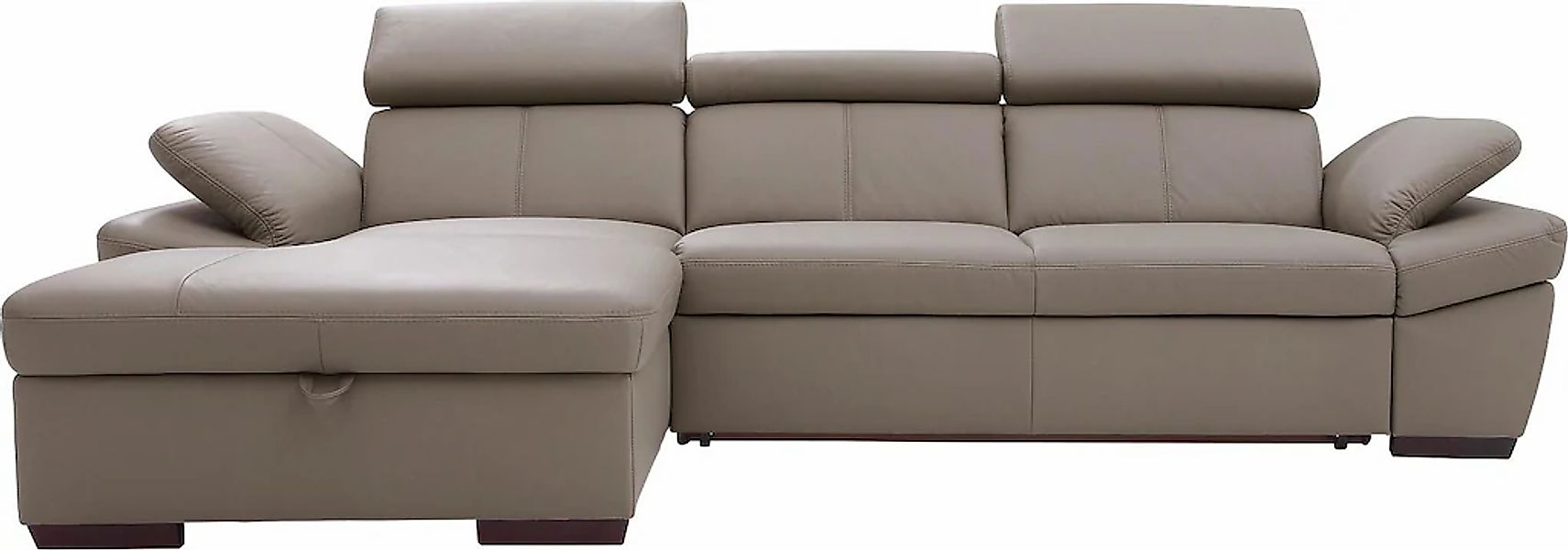 exxpo - sofa fashion Ecksofa "Salerno, Funktionssofa, Breite 280cm, hoher S günstig online kaufen