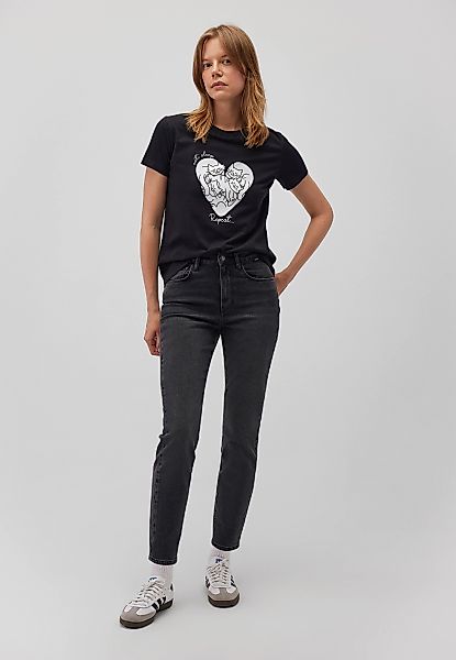 Mavi T-Shirt "CAT HEART T-SHIRT", Print T-Shirt günstig online kaufen