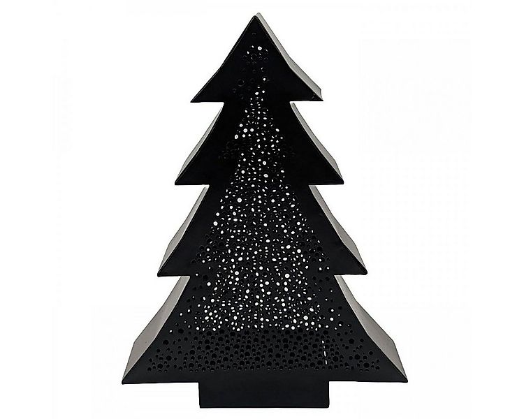 Lambert Windlicht Windlicht Nordis Tanne Eisen Schwarz (35cm) günstig online kaufen
