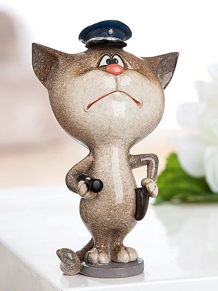 GILDE Comicfigur Dekofigur CatCollection Katzenfiguren Berufe günstig online kaufen