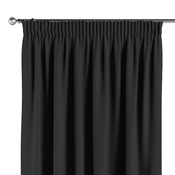 Vorhang mit Kräuselband, schwarz, Blackout (verdunkelnd) (269-99) günstig online kaufen