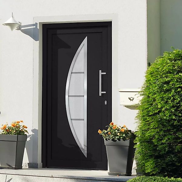 vidaXL Haustür Haustür Anthrazit 98x190 cm günstig online kaufen