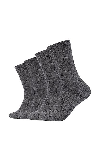 Camano Socken "ca-soft", (4er Pack), mit hohem Wollanteil günstig online kaufen