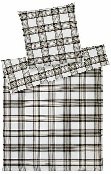 Elegante Bettwäsche "Westminster" 2 Stk. tlg. angenehmes Hautgefühl günstig online kaufen