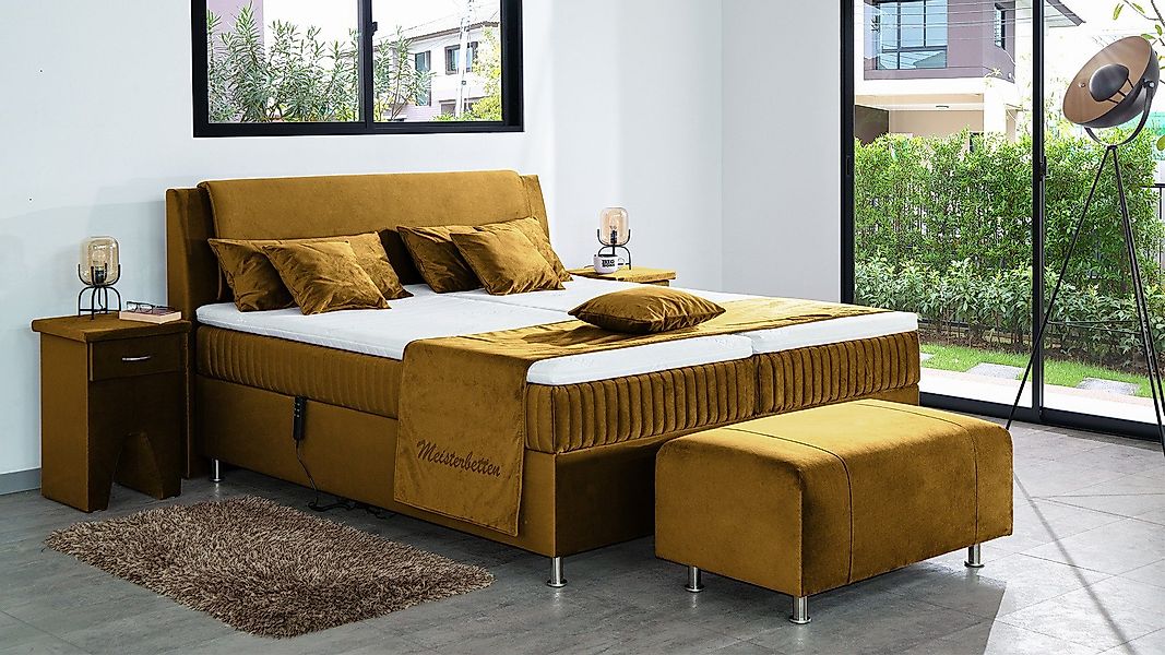 Meisterbetten Boxspringbett Mari (mit Motor, 7-Zonen günstig online kaufen