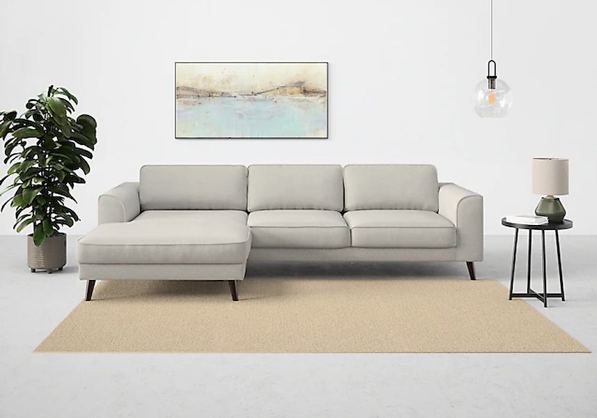 TRENDMANUFAKTUR Ecksofa "Lumber Jack, elegantes Designsofa, zeitlos modern, günstig online kaufen
