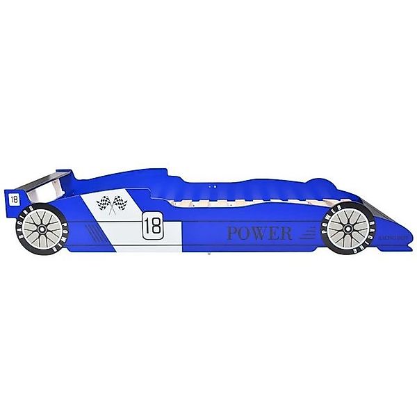 DOTMALL Autobett Kinder Rennwagen-Bett 90x200 cm Blau günstig online kaufen