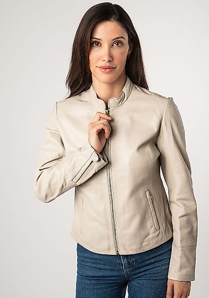 Mauritius Lederjacke MWCelly mit Stehkragen, Reißverschlusstaschen günstig online kaufen