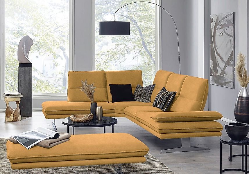 W.SCHILLIG Ecksofa "broadway, Designsofa, mit tollem Sitzkomfort, L-Form", günstig online kaufen