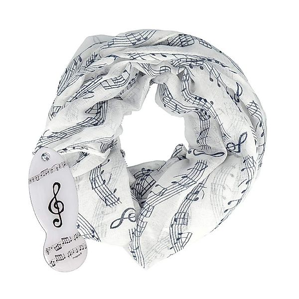 mugesh Schal Geschenkset Musikerin Notenzeilen, für günstig online kaufen