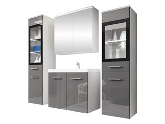 MIRJAN24 Badmöbel-Set Madrit II, (5er-Set, Waschbeckenschrank, günstig online kaufen