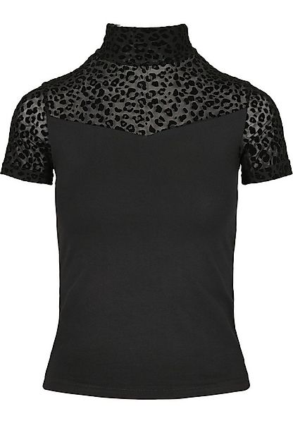 URBAN CLASSICS T-Shirt Urban Classics Damen Ladies Flock Lace Turtleneck Te günstig online kaufen