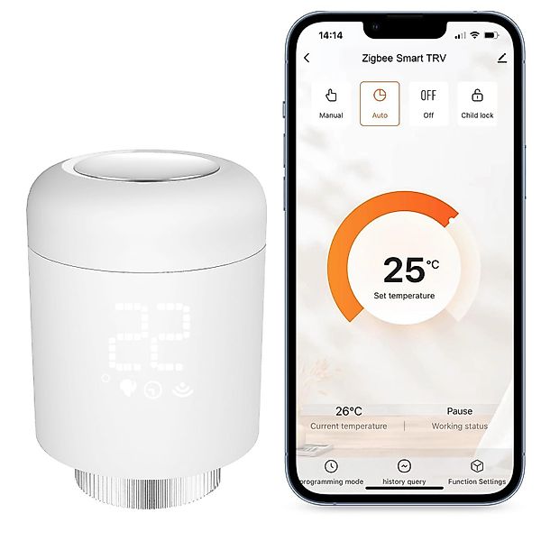 YI Heizkörperthermostat Heizkörperthermostat Zigbee Smart Heizungsthermosta günstig online kaufen