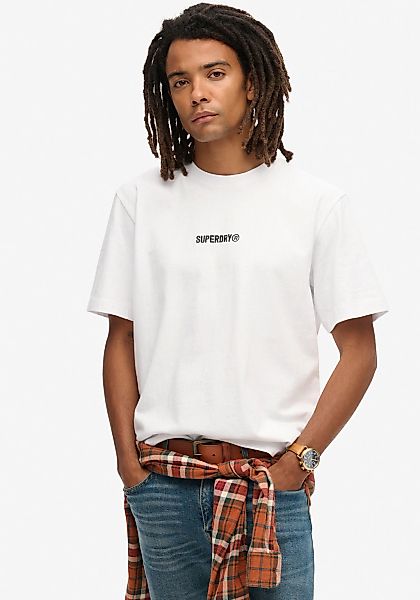 Superdry Rundhalsshirt "MICRO LOGO GRAPHIC LOOSE TEE" günstig online kaufen