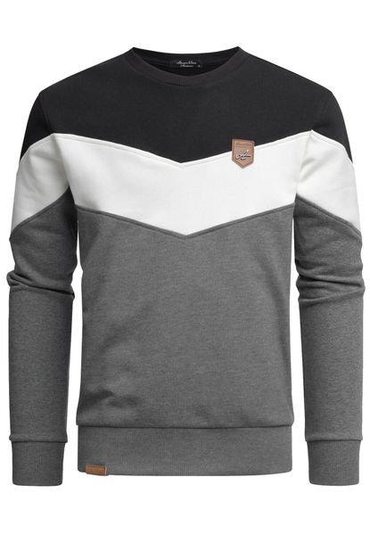 Amaci&Sons Sweatshirt PALMDALE Sweatshirt mit Rundhalsausschnitt günstig online kaufen
