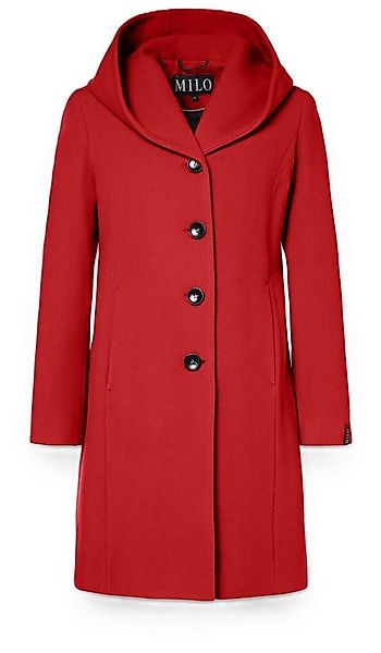 Milo Wintermantel Bella (Wollmischung, mit Kapuze) rot Damen günstig online kaufen