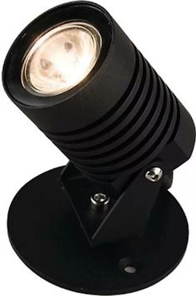 LED Strahler LIONEL Schwarz Alu IP54 Außenleuchte günstig online kaufen