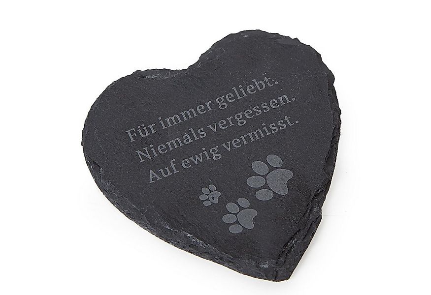 Logbuch-Verlag Dekofigur Kleines Herz Gedenkstein Andenken für Tiere 12 x 1 günstig online kaufen