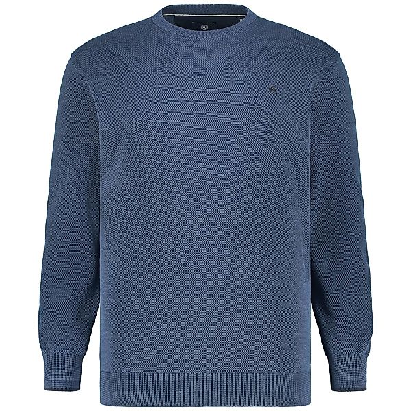 Lerros Pullover aus Baumwolle Farbe blau Größe: 5XL günstig online kaufen