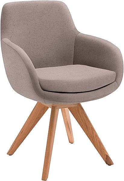 Musterring Esszimmerstuhl "Tavia" (Set) 2 Stk.Stativgestell Wildeiche massi günstig online kaufen