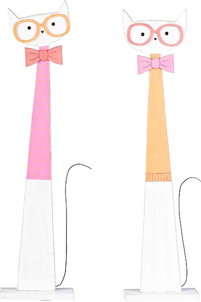 Creativ home Dekofigur "KATHY", mit Brille (2er Set) günstig online kaufen