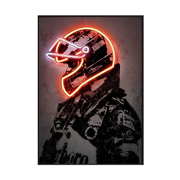 JUSTGOODMOOD Poster Premium ® Kobe Bryant Basketball Poster · Neon Effekt · günstig online kaufen