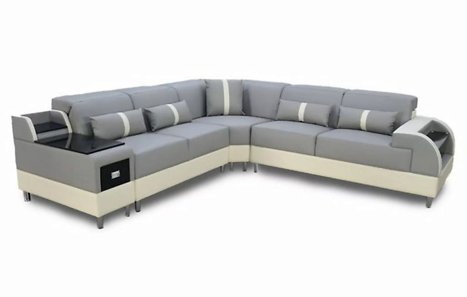 JVmoebel Ecksofa Ecksofa L-Form Sofa Couch Design Polster Modern Eckgarnitu günstig online kaufen