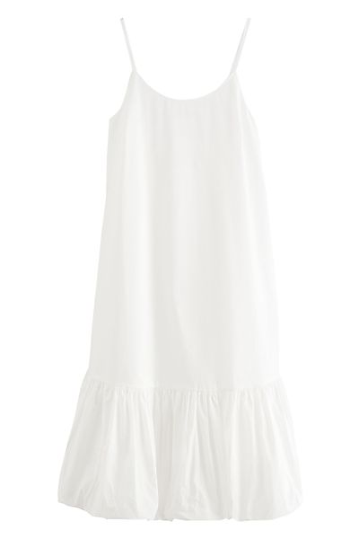 Next Midikleid Midikleid mit Ballonsaum aus günstig online kaufen