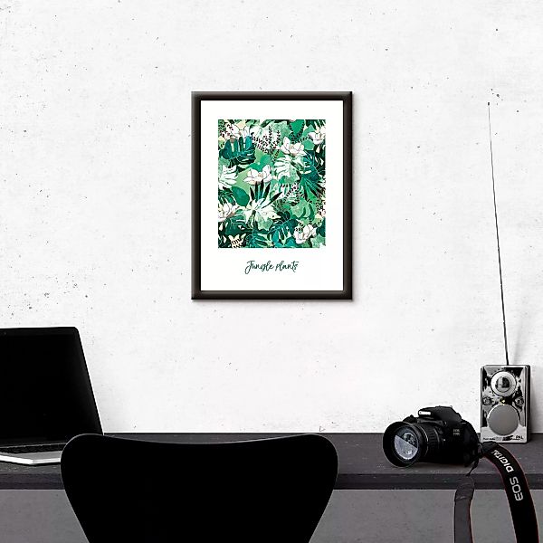 Artland Wandbild "Dschungelpflanzen", Sprüche & Texte, (1 St.) günstig online kaufen