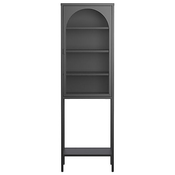 Gotagee Glasvitrine 160×50×35cm Metall Glas Tür Schaukasten Speicher Schran günstig online kaufen