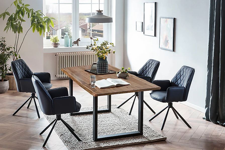 SalesFever Essgruppe, (Set, 5 tlg.), Stühle mit 360 Grad Drehplatte unter d günstig online kaufen