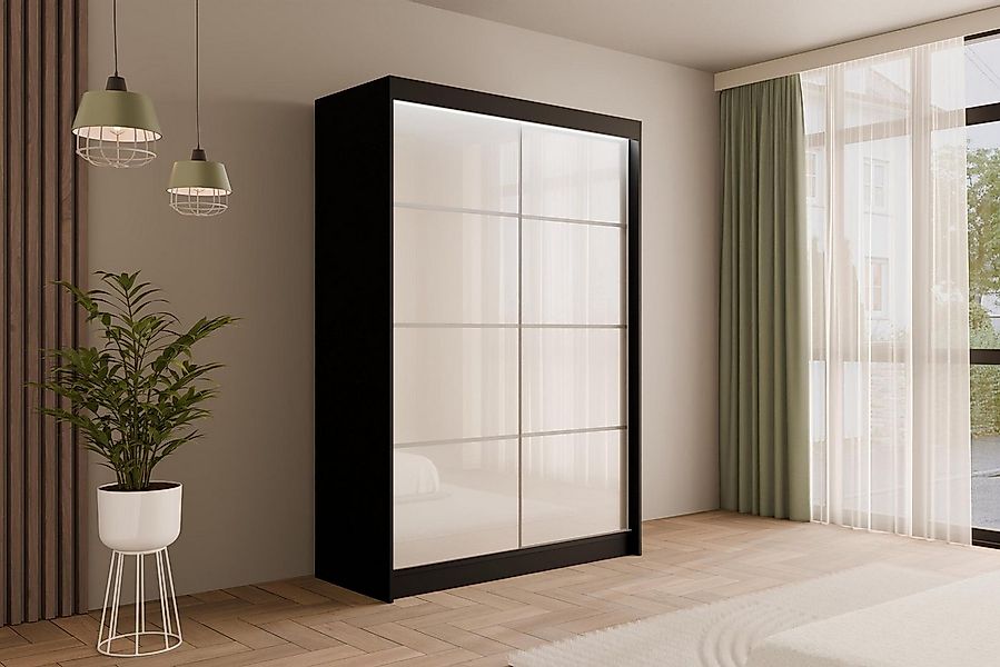 ALTDECOR Schiebetürenschrank PEKA3 (Kleiderschrank Garderobenschrank mit vi günstig online kaufen