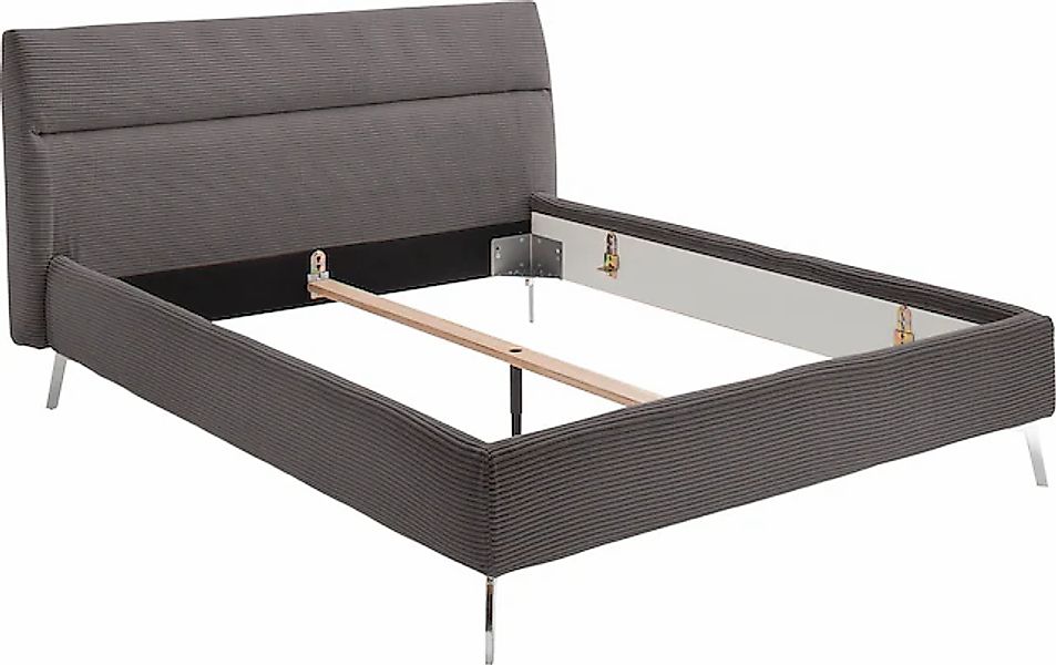 Home affaire Polsterbett »Elvo, weichgepolstertes Kopfteil, wahweise Überlä günstig online kaufen