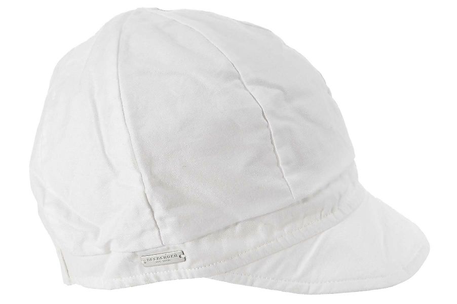 Seeberger Ballonmütze Chambraystoff Schildmütze 53972-0 günstig online kaufen