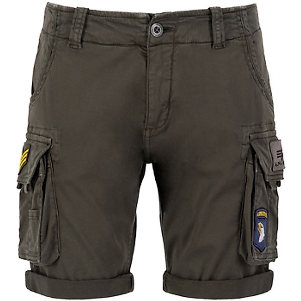Alpha Industries  Shorts Crew Short Patch - greyblack günstig online kaufen