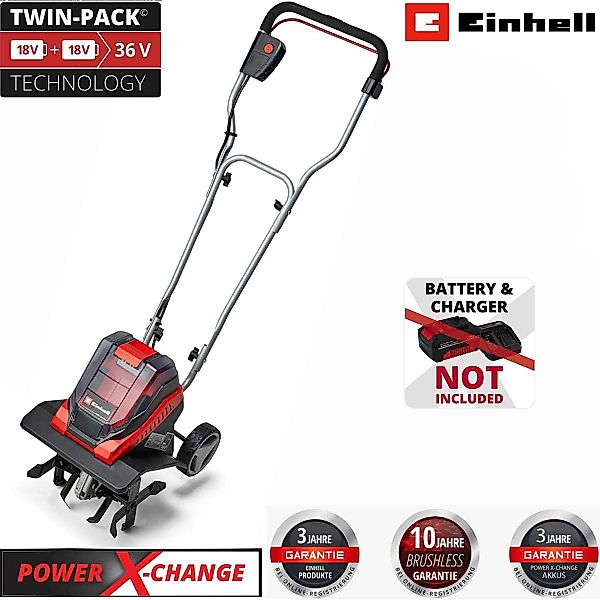 Einhell Akku-Motorhacke Akku-Bodenhacke GE-CR 30 Li-Solo günstig online kaufen