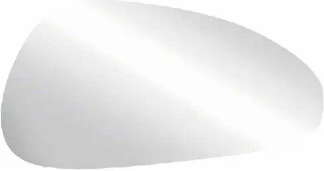 welltime Badspiegel »Stone«, asymmetrisch, Breite 101 cm, Höhe 67 cm, mit L günstig online kaufen