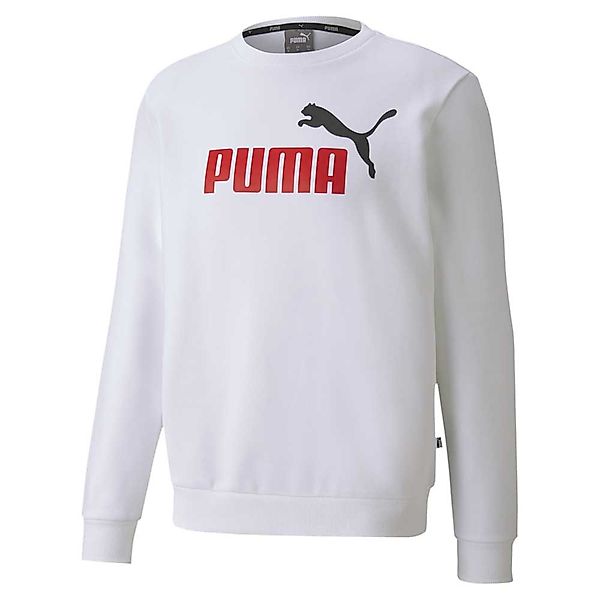 Puma Essentials 2 Colors Crew Big Logo Sweatshirt L Puma White günstig online kaufen