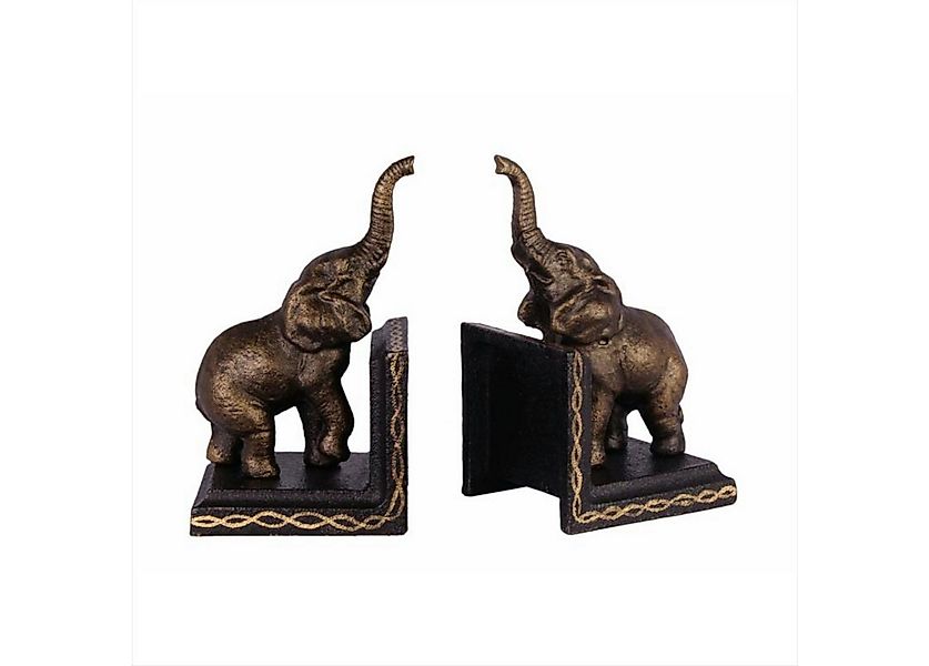 Moritz Buchstütze 2er Set Elefant Elephant 8 x 9 x 15 cm, Buchstützen Halte günstig online kaufen