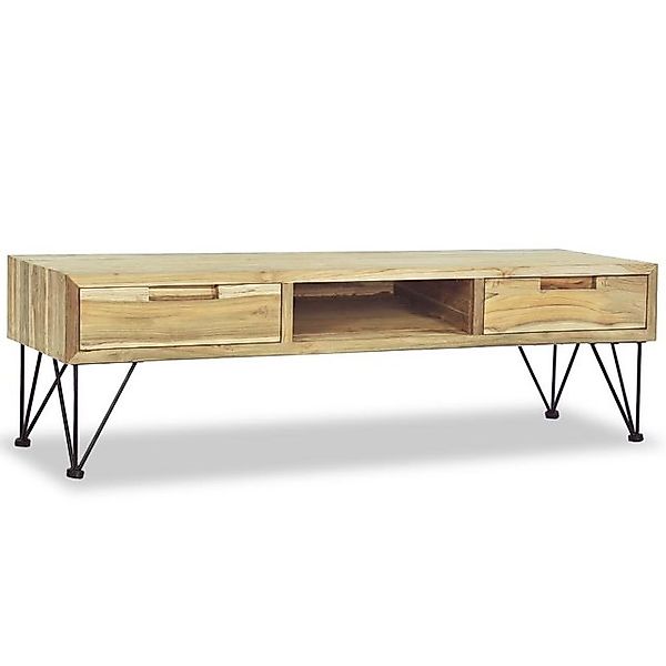 Tv-schrank 120 X 35 X 35 Cm Teak Massiv günstig online kaufen