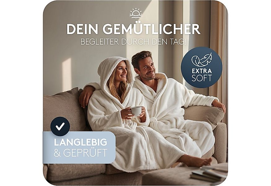 CALMONT Herrenbademantel CALMONT - Bademantel Herren aus 100% Baumwolle Fro günstig online kaufen