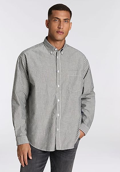 HUGO Blue Langarmhemd Ebill oversize günstig online kaufen