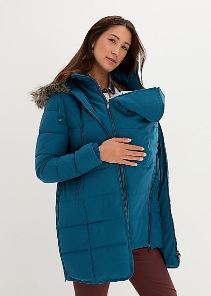bonprix Umstandsjacke "3-in-1 warm wattierte Umstands- und Tragejacke" 3-in günstig online kaufen