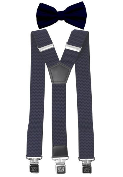 Fabio Farini Hosenträger mit passender Fliege günstig online kaufen