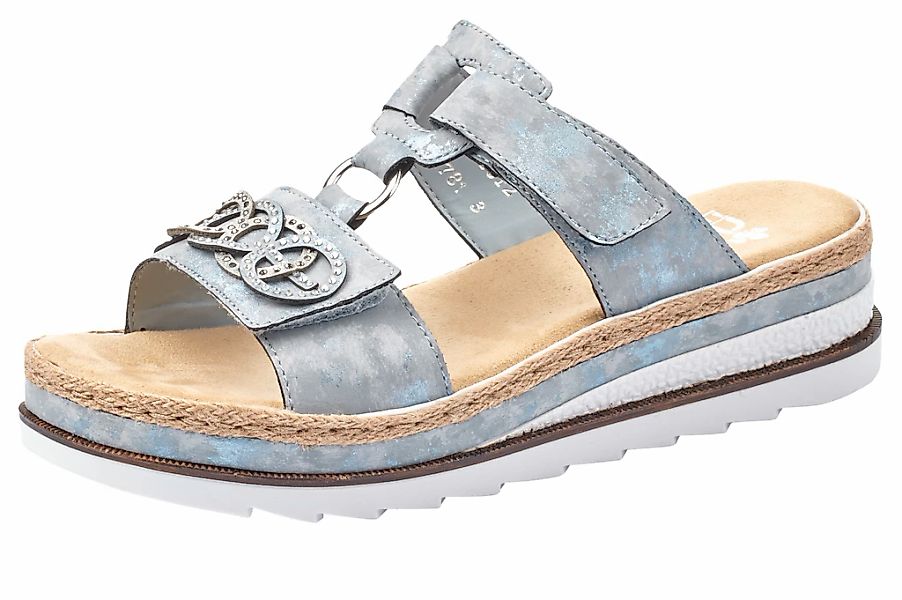 Rieker Pantolette, Plateau, Sommerschuh, Schlappen mit günstig online kaufen