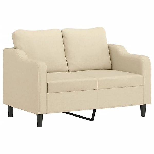 vidaXL 2-Sitzer-Sofa Creme 120 cm Stoff 359353 günstig online kaufen