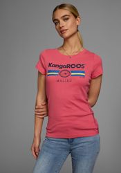 KangaROOS T-Shirt Kurzarm, unifarben und bedruckt, günstig online kaufen