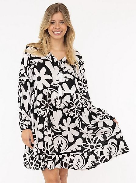 Zwillingsherz Sommerkleid "Flower Paradise" mit Blumenmuster, langen Ärmeln günstig online kaufen