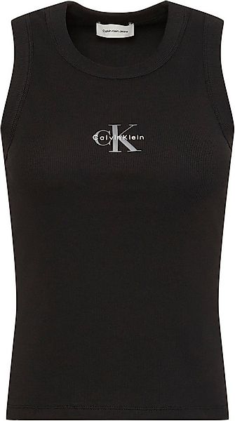 Calvin Klein Jeans Tanktop MONOGRAM RIB TANK Figurbetonte Passform mit Rund günstig online kaufen