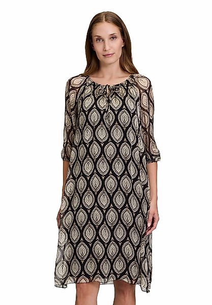 Cartoon Chiffonkleid "Cartoon Damen Chiffonkleid mit 3/4 Arm", Material günstig online kaufen